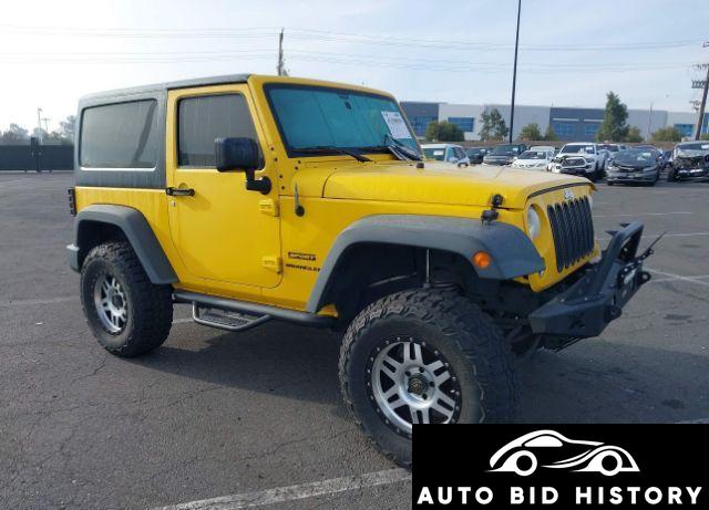 Jeep Wrangler Sport 2015 Yellow 3.6L