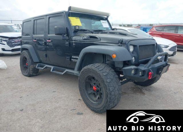 Jeep Wrangler Unlimited Sport 2014 Black 3.6L