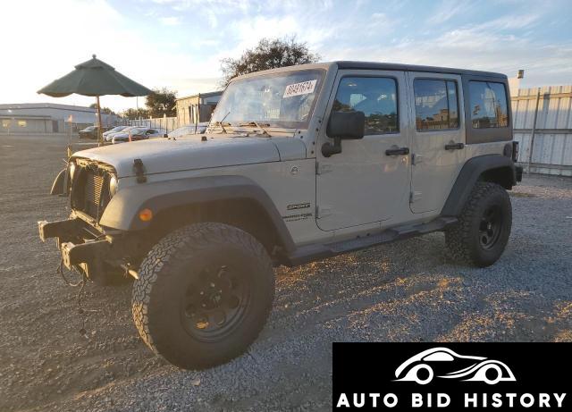 Jeep Wrangler Unlimited Sport 2018 Tan 3.6L  6