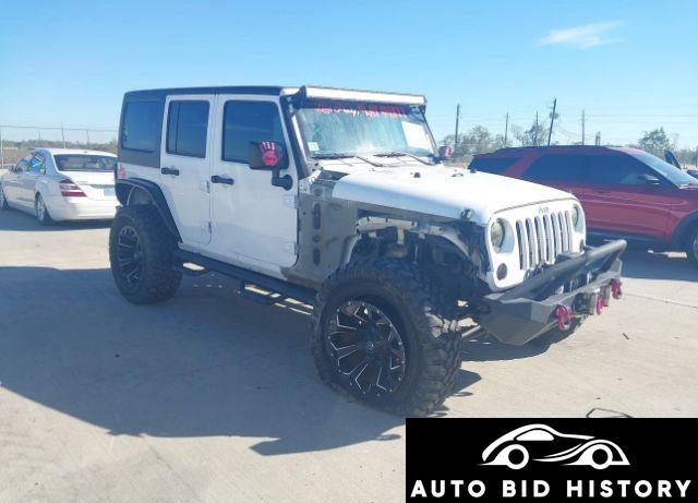 Jeep Wrangler Unlimited Sport 4X4 2017 White 3.6L