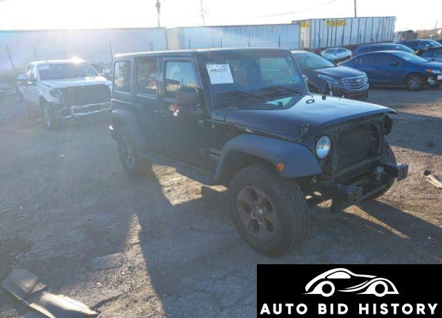 Jeep Wrangler Unlimited Sport 4X4 2017 Black 3.6L