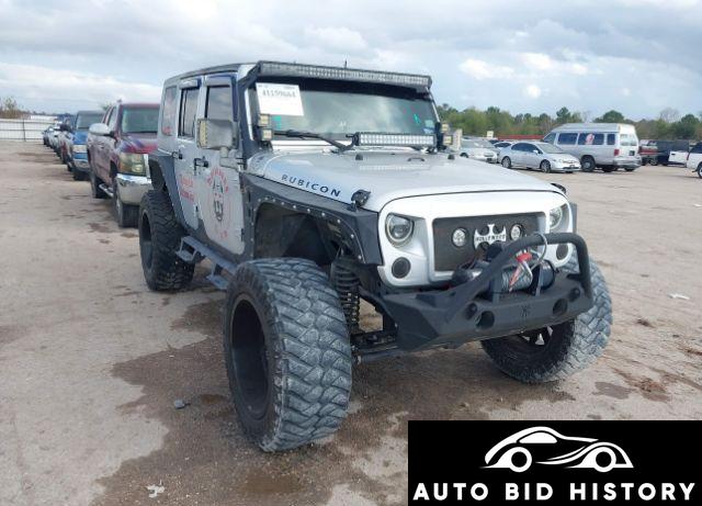 Jeep Wrangler Unlimited Rubicon 2012 Silver 3.6L