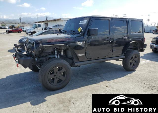 Jeep Wrangler Unlimited Rubicon 2015 Black 3.6L  6