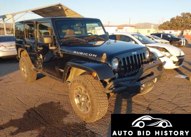 Jeep Wrangler Unlimited Rubicon 2014 Black 3.6L