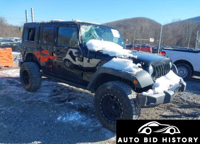 Jeep Wrangler Unlimited Willys Wheeler 2016 Black 3.6L