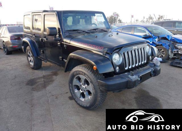 Jeep Wrangler Unlimited Sahara 4X4 2017 Black 3.6L