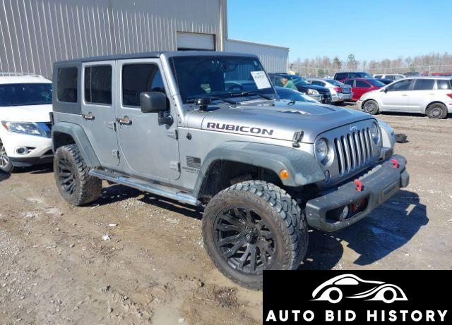Jeep Wrangler Unlimited Rubicon Hard Rock 2015 Silver 3.6L