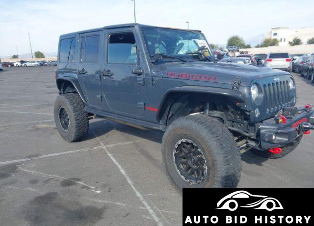 Jeep Wrangler Unlimited Rubicon Hard Rock 4X4 2017 Gray 3.6L