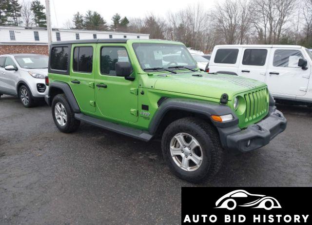 Jeep Wrangler Unlimited Sport S 4X4 2018 Gray 3.6L