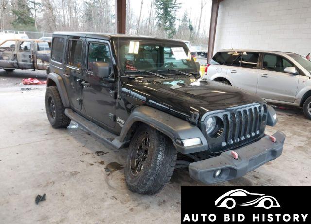 Jeep Wrangler Unlimited Sport S 4X4 2020 Black 3.6L