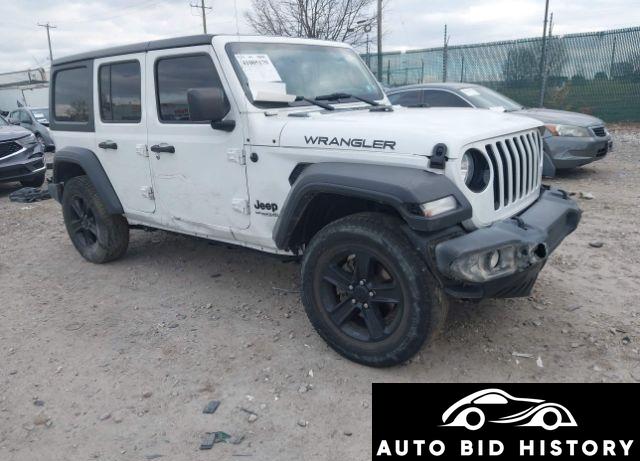 Jeep Wrangler Unlimited Sport Altitude 4X4 2019 White 3.6L