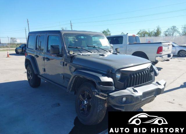 Jeep Wrangler Unlimited Sport S 4X4 2019 Gray 2.0L