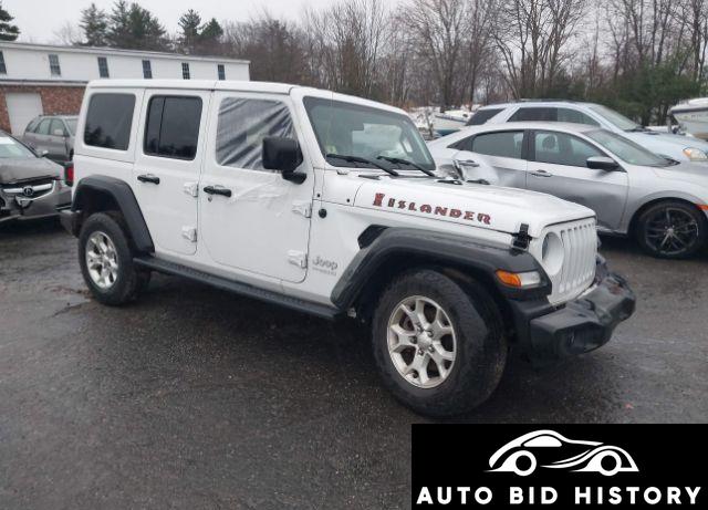 Jeep Wrangler Unlimited Islander 4X4 2021 White 2.0L