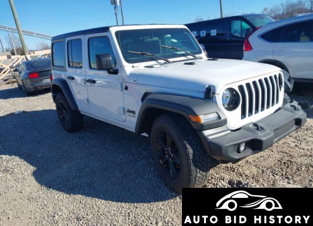Jeep Wrangler Unlimited Sport Altitude 4X4 2021 White 2.0L