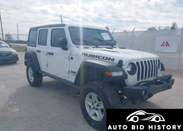Jeep Wrangler Unlimited Rubicon 4X4 2018 White 3.6L