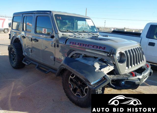 Jeep Wrangler Unlimited Rubicon 4X4 2018 Gray 3.6L