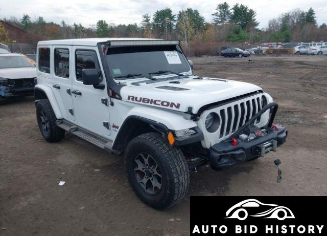 Jeep Wrangler Unlimited Rubicon 4X4 2018 White 3.6L
