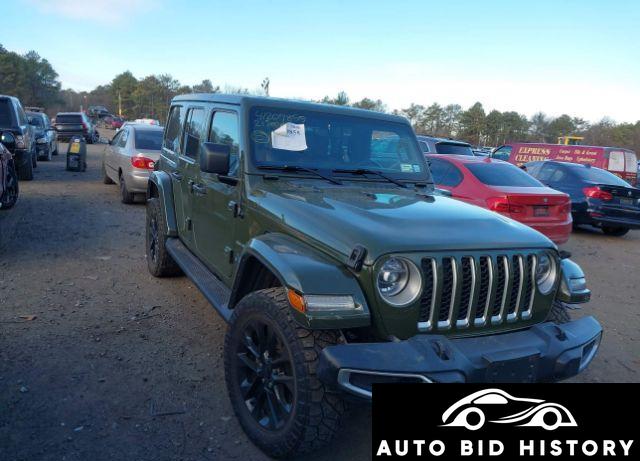 Jeep Wrangler Unlimited Sahara 4Xe 2021 Green 2.0L