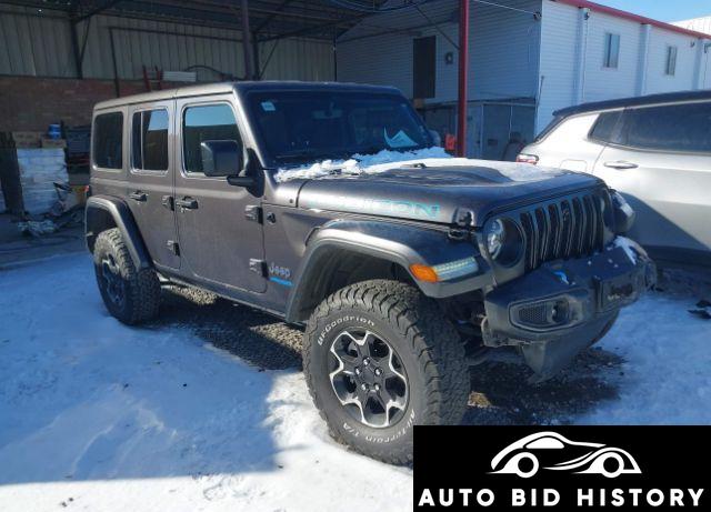 Jeep Wrangler 4Xe Unlimited Rubicon 4X4 2021 Black 2.0L