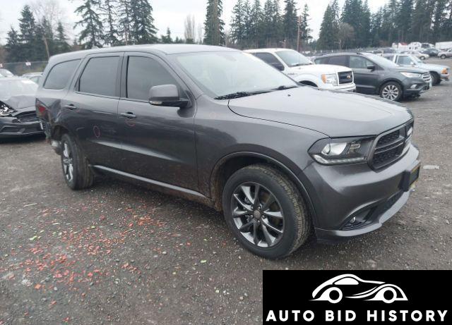 Dodge Durango Gt Awd 2018 Gray 3.6L