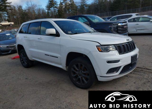 Jeep Grand Cherokee High Altitude 4X4 2018 White 3.6L