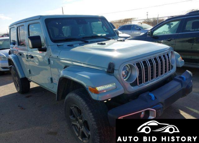 Jeep Wrangler 4Xe Sahara 4Xe 2024 Gray 2.0L