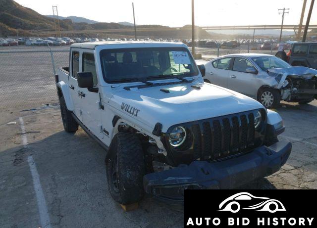 Jeep Gladiator Willys 4X4 2022 White 3.6L