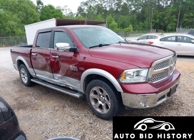 Ram 1500 Laramie  4X2 5'7 Box 2017 Maroon 5.7L