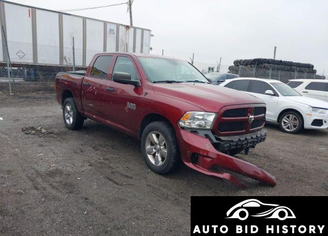 Ram 1500 Express  4X4 5'7 Box 2017 Red 3.6L
