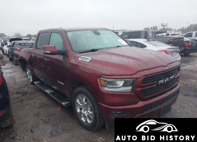 Ram 1500 Lone Star  4X2 5'7 Box 2021 Burgundy 5.7L