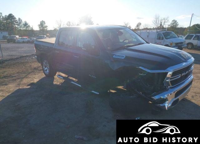 Ram 1500 Big Horn/Lone Star  4X4 5'7 Box 2019 Black 3.6L