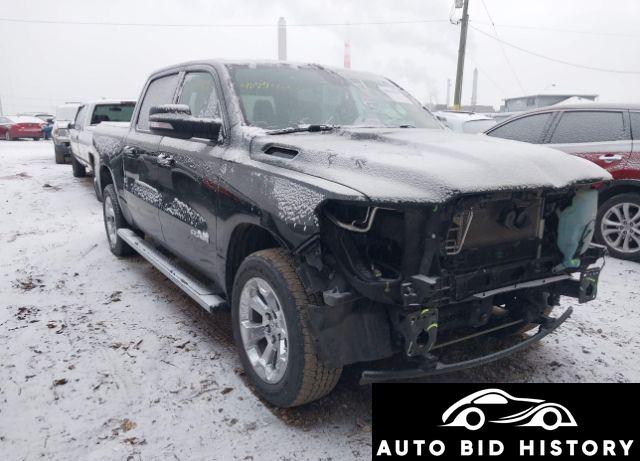 Ram 1500 Big Horn/Lone Star  4X4 5'7 Box 2019 Black 3.6L