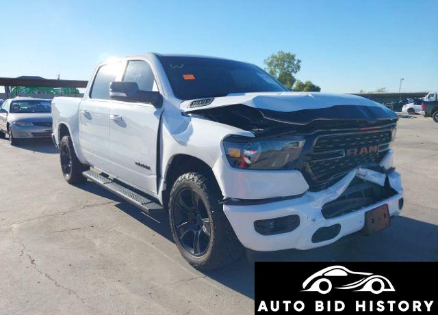 Ram 1500 Lone Star  4X4 5'7 Box 2022 White 5.7L
