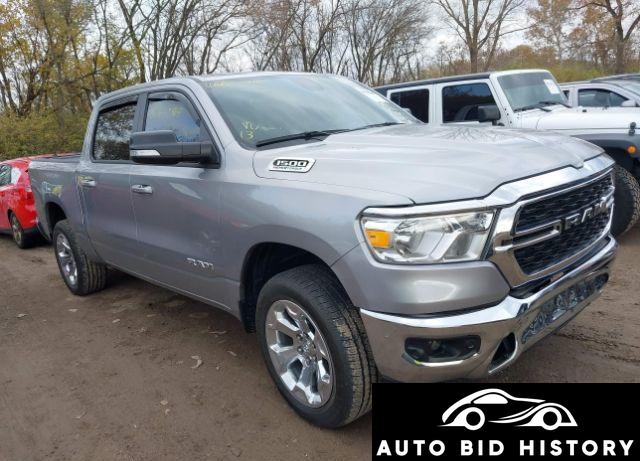 Ram 1500 Big Horn  4X4 5'7 Box 2022 Silver 5.7L
