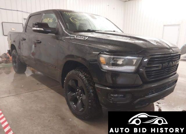 Ram 1500 Big Horn/Lone Star  4X4 5'7 Box 2019 Black 5.7L
