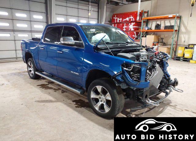 Ram 1500 Laramie  4X4 5'7 Box 2019 Blue 5.7L