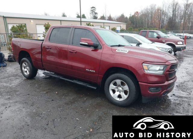 Ram 1500 Big Horn/Lone Star  4X4 6'4 Box 2019 Maroon 5.7L