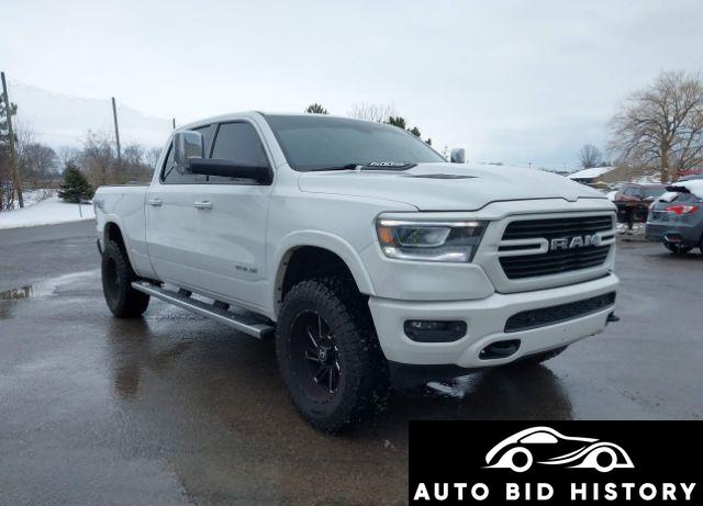 Ram 1500 Laramie  4X4 6'4 Box 2019 White 5.7L