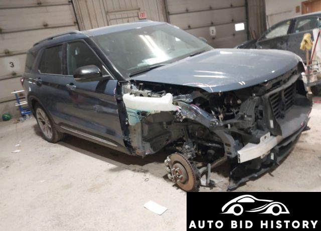 Ford Explorer Platinum 2021 Blue 3.0L