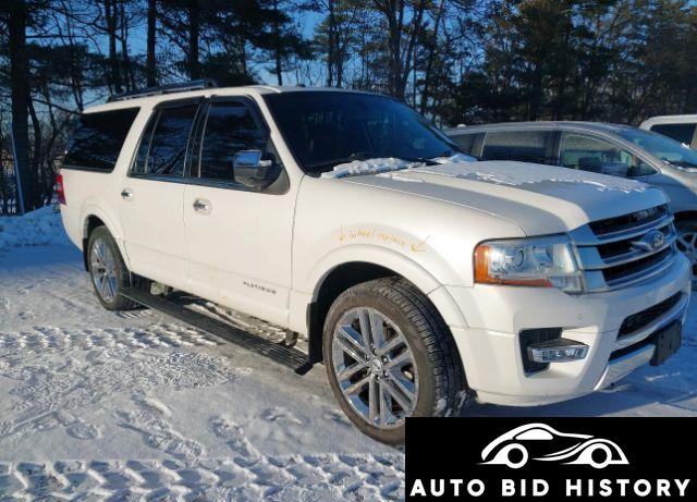 Ford Expedition El Platinum 2015 White 3.5L