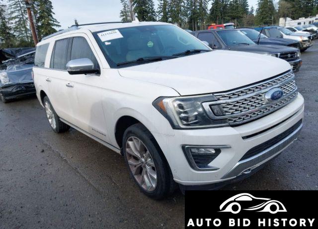 Ford Expedition Max Platinum 2019 White 3.5L