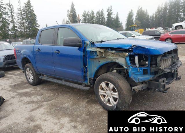 Ford Ranger Xlt 2019 Blue 2.3L