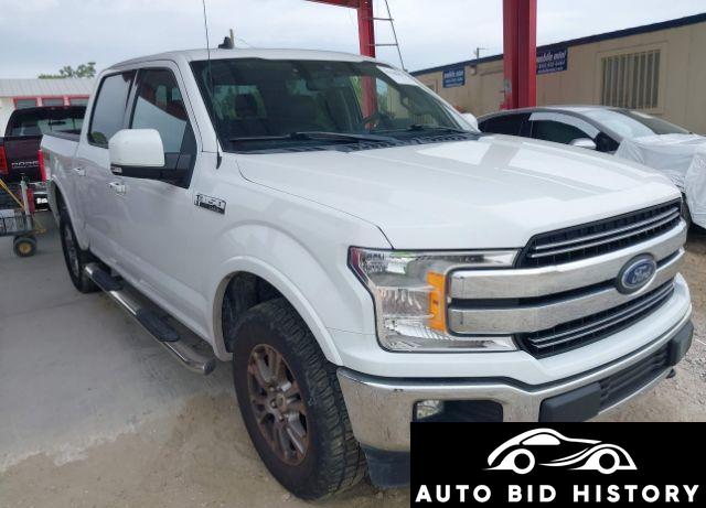 Ford F-150 Lariat 2019 White 5.0L