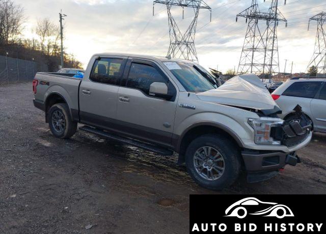 Ford F-150 King Ranch 2018 Gold 3.5L