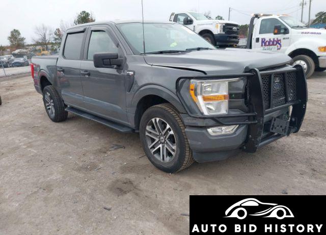 Ford F-150 Xl 2021 Gray 2.7L