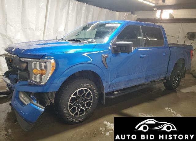 Ford F150 Supercrew 2021 Blue 3.5L  6