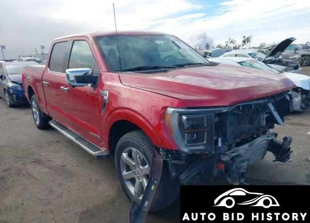 Ford F-150 Lariat 2022 Red 3.5L