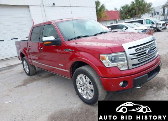 Ford F-150 Platinum 2014 Red 3.5L