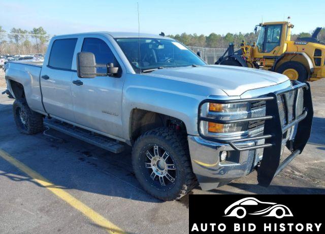 Chevrolet Silverado 2500Hd Lt 2015 Silver 6.0L