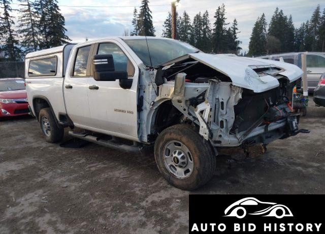 Chevrolet Silverado 2500Hd 4Wd Double Cab Standard Bed Wt 2020 White 6.6L